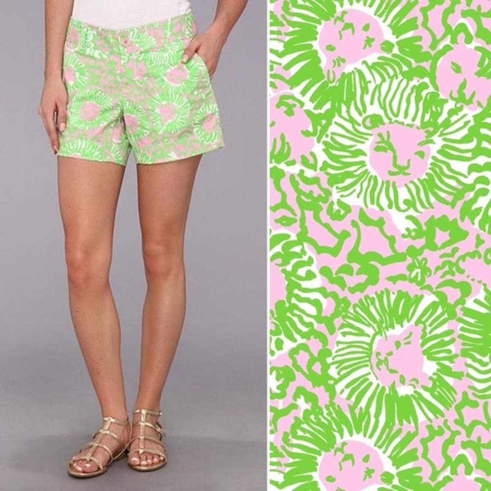 Lilly Pulitzer Sunnyside Lions Callahan Shorts